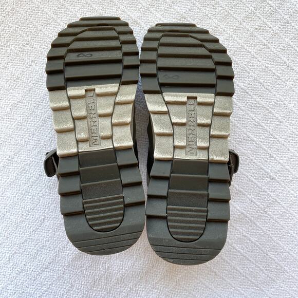 Merrell‎ Women’s Alpine Cush Slide Sandals Brindle Comfort Adventure Slides - Picture 11 of 12